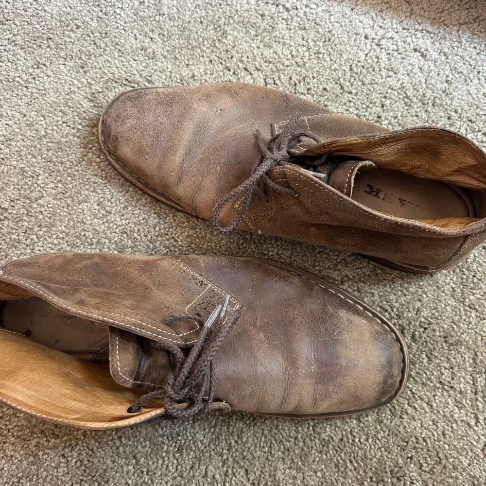 Trask Brady brown leather chukka boot Men's 9‎